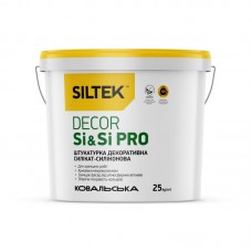 Siltek Decor Si & Si Pro Штукатурка декоративна силікат-силіконова, камінцева 1,5 мм, база DА/DC (25 кг) Siltek Decor Si & Si Pro Штукатурка декоративна силікат-силіконова, камінцева 1,5 мм, база DА/DC (25 кг)